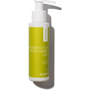 Aloë Vera Olie voor na de Zonnebrand en Depilatie Hillary 100 ml