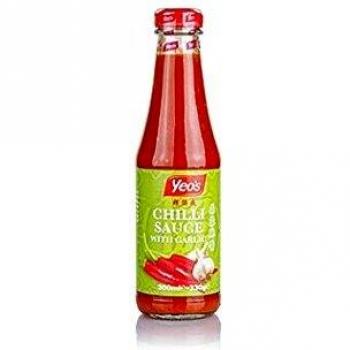 Yeo's Chilli Sauce with Garlic 300ml X 12 Bottles