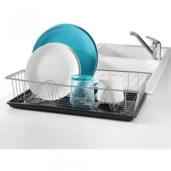 Scolapiatti con bacinella Metaltex