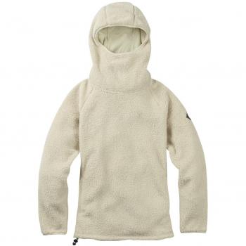 Burton Damen-Fleece-Hoodie Lynx – Bone White, L