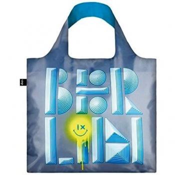 Einkaufstasche LOQI ALEX Trochut Berlin – 80 cm × 45 cm – Rucksack-Design, Braun