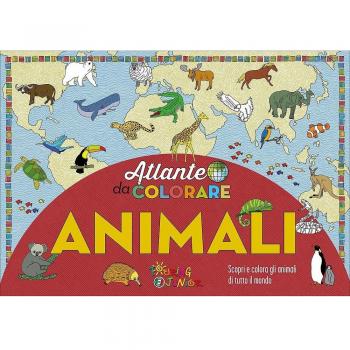 Animali. Atlante da colorare. Ediz. illustrata