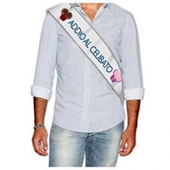 Fascia per Festa di Addio al Celibato in Metallo con Glitter