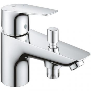 Grohe BauEdge Wannenarmatur, Einhebel, Chrom