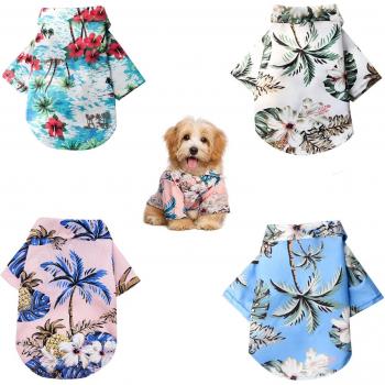 Hawaiian Coconut Tree Print Pet Apparel