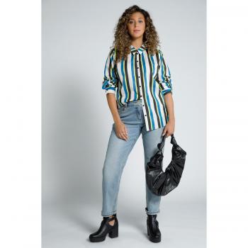 Camicia Casual Donna Colore Nero e Taglia 52/54, Cotone