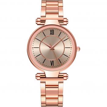 Reloj de Mujer con Pulsera de Acero Inoxidable y Diamantes