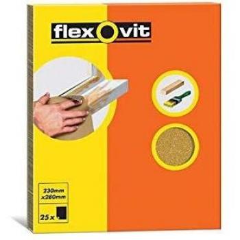Flexovit FLV26538 Glass Coated Sandpaper