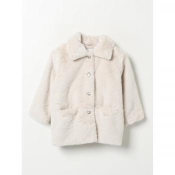 Gufo Panna 12 Cappotto in Pelliccia Sintetica