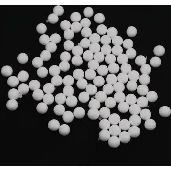 Boules décoratives blanches en polystyrène, 100 pièces