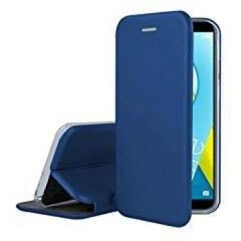 Blue Genuine Leather Sleeve for Honor 9 Lite