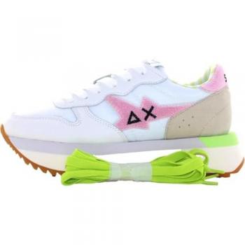 SUN68 Pinke Low-Top Sneakers