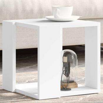 Table Basse Blanc 32x32x30 cm Bois d'Ingénierie VidaXL