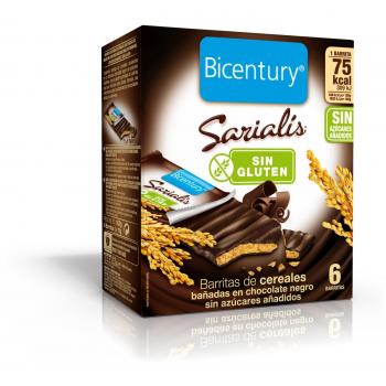 Bicentury Barrita de Chocolate Negro Sin Azúcar 102 Gramos