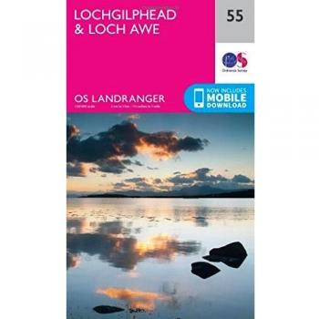 Ordnance Survey Map of Lochgilphead & Loch Awe