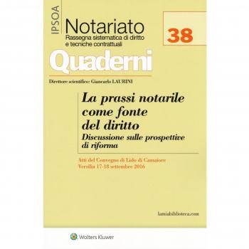 Prassi Notarile Come Fonte Del Diritto