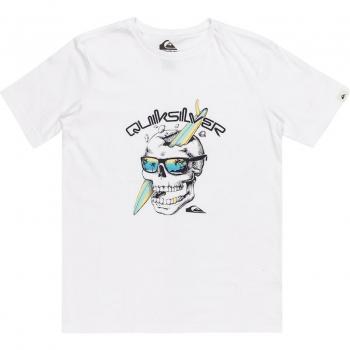 T-SHIRT ONE LAST SURF RAGAZZO BIANCA