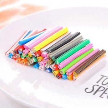 50Pcs Fruit Bar DIY Slime Kit with Soft Fruit Additions