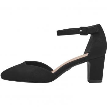 Escarpin femme lanière noire Tamaris haute couture 39