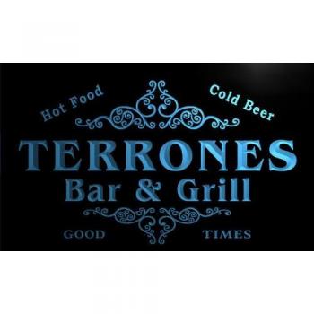 Neonlicht für die Terrones Bar