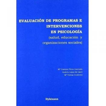 Evaluación de programas e intervenciones en psicología