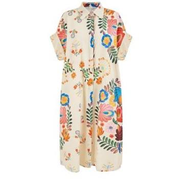 Tunique Relaxed Yumi Crème 100 % Coton Folklore