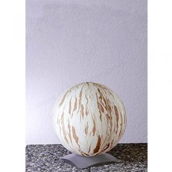 EPSTEIN DESIGN Kugelleuchte SAHARA tragbar mit Edelstahlfuß Durchmesser 30 cm