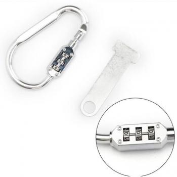 Helmet Security Lock with T-Bar for Up to 1.5 Handle Bars
