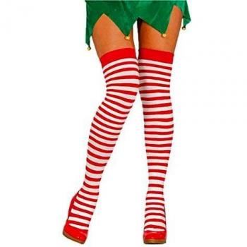 Calze natalizie a righe