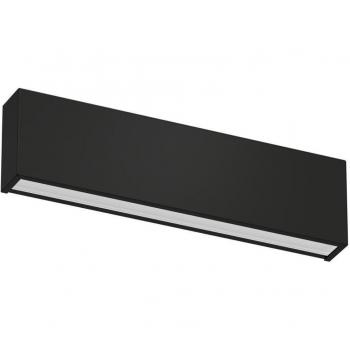 Box‑Wandleuchte W2 schwarz – 2×9,5 