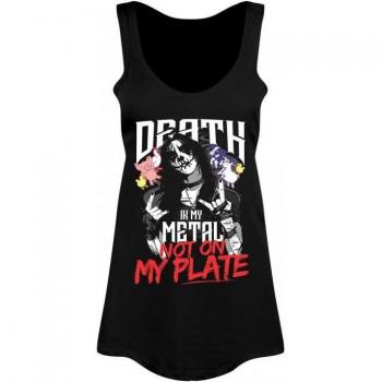Canotta Nera Death In My Metal Not On My Plate