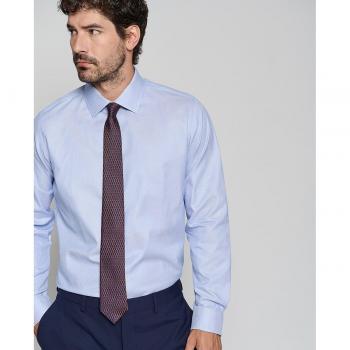 Camisa de vestir para hombre de Roberto Verino con estructura de círculos en corte regular