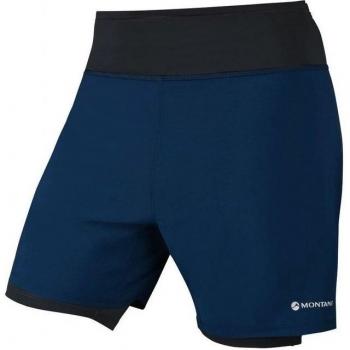 Montane Dragon Twin Skin Men’s Shorts in Narwhal Blue, S
