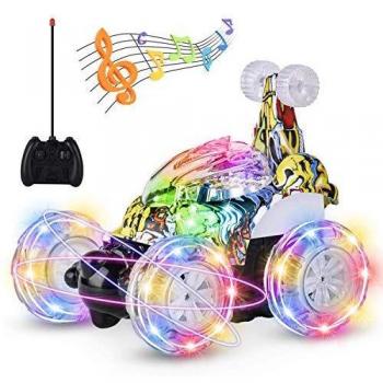 UTTORA Macchina Telecomandata con Musica e Luci a LED