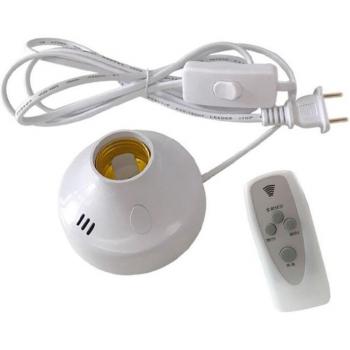 Portalámparas LED E27 con temporizador y control remoto