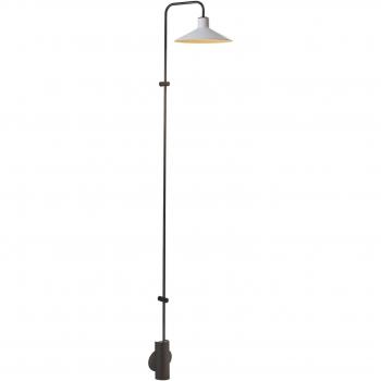 Bover Platet A/06 – 154 cm lange LED-Wandleuchte in Schwarz/Grau
