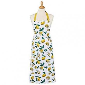 Fresh Lemon Print Cotton Apron
