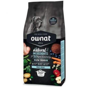 Ownat Pienso Ultra Maxi Adult de Pollo y Pavo para Perros de Raza Grande