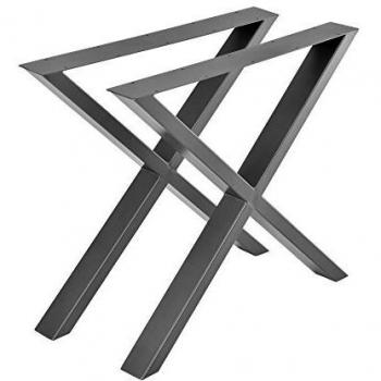 Pieds de Table en Acier 79 x 72 cm