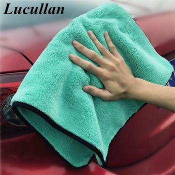 Lucullan Premium Mikrofaser Trocknerpad 1400 GSM, grün, für die Autowäsche