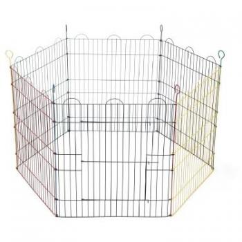 Konijnenren 6 delig 66.5x58cm