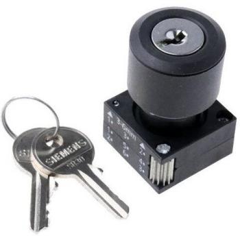 Siemens Signum 3SB3 Sicherheitsmechanismus 3‑Positionen – i‑o‑ii Flächendeckel Ø 22 mm