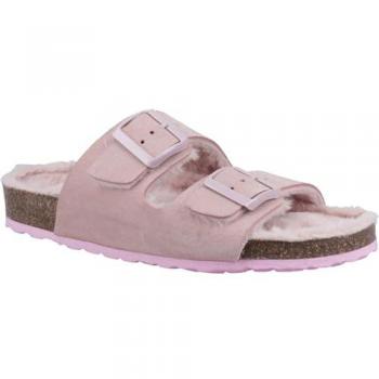 Hush Puppies Jessie, chaussons en cuir rouge