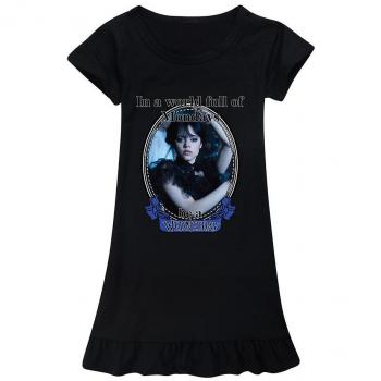 Vestido de Sueño Miércoles Addams para Niños y Niñas