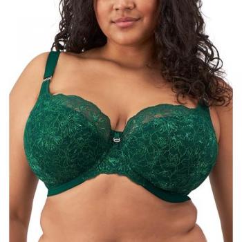 Elomi Green Polyamide Brianna Half‑Cup with Padding – 40FF