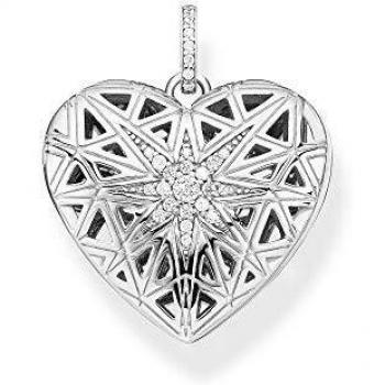 THOMAS SABO Herz Medaillon Anhänger silber 925 mit Stern