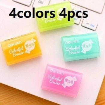 Kids Jelly Erasers 4 Pack