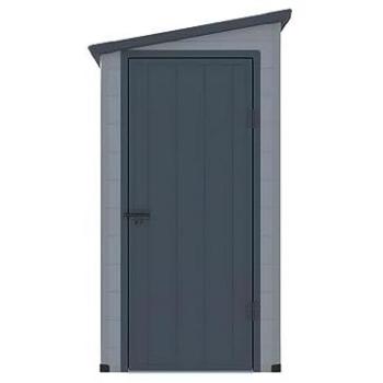 Abri de jardin en résine gris anthracite 2,09 m² version ALBERTO