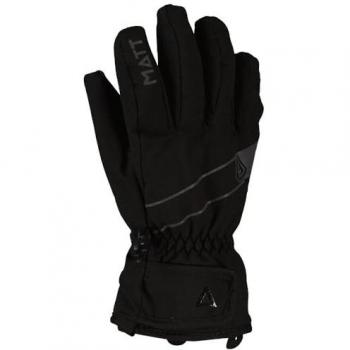 Guantes de esquí MATT Primatt negro puro junior