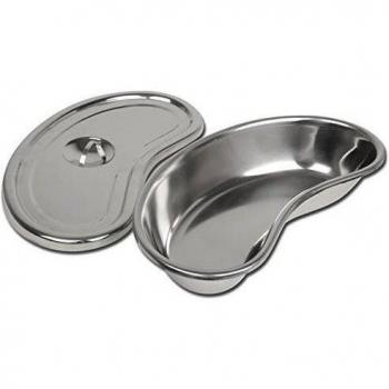 Bacinella Inox Bordo Alto con Coperchio 309 x 149 x 59 mm